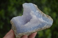 Natural Blue Lace Agate Geode Specimens  x 6 From Nsanje, Malawi - Toprock Gemstones and Minerals 