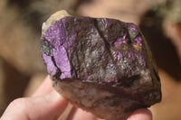 Natural Metallic Purpurite Cobbed Specimens  x 6 From Erongo, Namibia - Toprock Gemstones and Minerals 