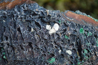 Natural Drusy Coated Ball Malachite On Dolomite Specimen x 1 From Likasi, Congo