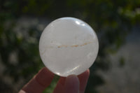 Polished Clear Quartz Crystal Balls x 6 From Madagascar