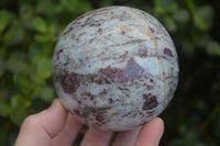 Polished Rubellite Pink Tourmaline Matrix Sphere x 1 From Madagascar