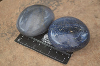 Polished Lazulite Highly Selected Gallets / Palm Stones  - Sold per 1 Kg - From Tulear, Madagascar - TopRock