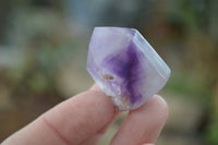 Polished Window Amethyst Point With Hints Of Smokey Quartz x 20 From Ankazobe, Madagascar