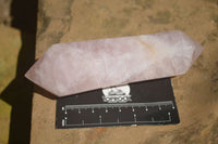 Polished Double Terminated Pink Rose Quartz Points  x 4 From Ambatondrazaka, Madagascar - TopRock