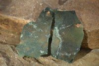 Natural Rough Emerald Mtorolite Specimens  x 5 From Zimbabwe