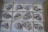 Natural Rough Purple Lepidolite Specimens  x 12 From Namibia - Toprock Gemstones and Minerals 