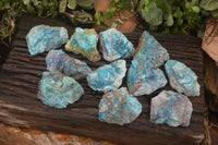 Natural Rough Shattuckite Cobbed Specimens x 12 From Kaokoveld, Namibia