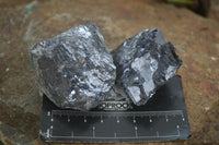 Natural Rare Silver Lead Galena Specimens  x 12 From Namibia - Toprock Gemstones and Minerals 