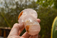 Polished Large Gemmy Pink Rose Quartz Mushrooms  x 5 From Madagascar - TopRock