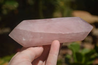 Polished Double Terminated Pink Rose Quartz Points  x 4 From Ambatondrazaka, Madagascar - TopRock