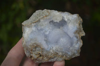 Natural Blue Lace Agate Geode Specimens  x 6 From Nsanje, Malawi - Toprock Gemstones and Minerals 