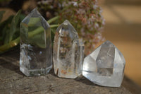 Polished Semi Optic Clear Quartz Points x 24 From Madagascar