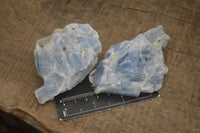 Natural Sky Blue Calcite Specimens With Hematite Spots  x 12 From Spitzkoppe, Namibia - Toprock Gemstones and Minerals 