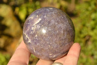 Polished Purple Lepidolite Spheres  x 6 From Madagascar - TopRock