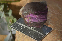 Natural Metallic Purpurite Cobbed Specimens  x 6 From Erongo, Namibia - Toprock Gemstones and Minerals 