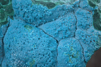 Natural Blue Chrysocolla On Silky Malachite Matrix Specimen x 1 From Kulukuluku, Congo - Toprock Gemstones and Minerals 