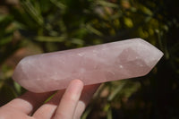 Polished Double Terminated Pink Rose Quartz Points  x 4 From Ambatondrazaka, Madagascar - TopRock