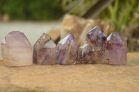 Polished Stunning Selection Of Window Amethyst Crystals  x 24 From Akansobe, Madagascar - TopRock