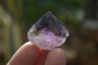 Natural Window Amethyst Crystals  x 12 From Chiredzi, Zimbabwe