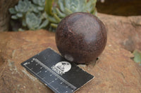 Polished Red Garnet Spheres  x 2 From Madagascar - TopRock