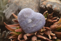 Polished Purple Lepidolite Hearts  x 6 From Madagascar - TopRock