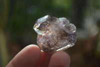 Natural Window Amethyst Crystals  x 12 From Chiredzi, Zimbabwe