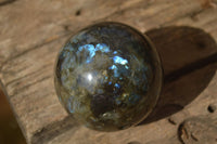 Polished  Labradorite Spheres With Subtle Flash  x 3 From Tulear, Madagascar