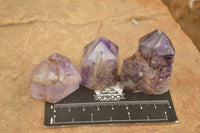 Polished Stunning Selection Of Window Amethyst Crystals  x 24 From Akansobe, Madagascar - TopRock