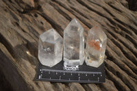 Polished Semi Optic Clear Quartz Points x 24 From Madagascar