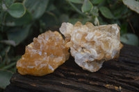 Natural Golden Limonite / Lemonite Quartz Clusters  x 24 From Zambia - Toprock Gemstones and Minerals 