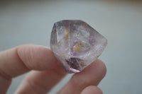 Polished Window Amethyst Point With Hints Of Smokey Quartz x 20 From Ankazobe, Madagascar