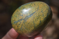 Polished Green Verdite Free Forms x 6 From Zimbabwe