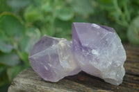 Polished Single Jacaranda Amethyst Crystals  x 12 From Zambia - Toprock Gemstones and Minerals 