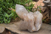 Polished XXL Clear Smokey Quartz Cluster x 1 From Angola