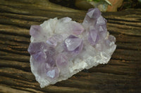 Natural Jacaranda Amethyst Clusters x 2 From Zambia