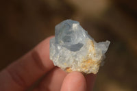 Natural Blue Celestite Crystal Specimens  x 6 From Sakoany, Madagascar