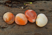 Polished Carnelian Gallets With Natural Vugs & Crystalline Features x 24 From Madagascar - TopRock