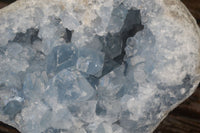 Natural Blue Celestite Crystal Specimens  x 2 From Sakoany, Madagascar