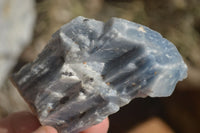 Natural Sky Blue Calcite Specimens With Hematite Spots  x 12 From Spitzkoppe, Namibia - Toprock Gemstones and Minerals 