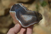 Polished River Agate Nodules  x 6 From Sashe River, Zimbabwe