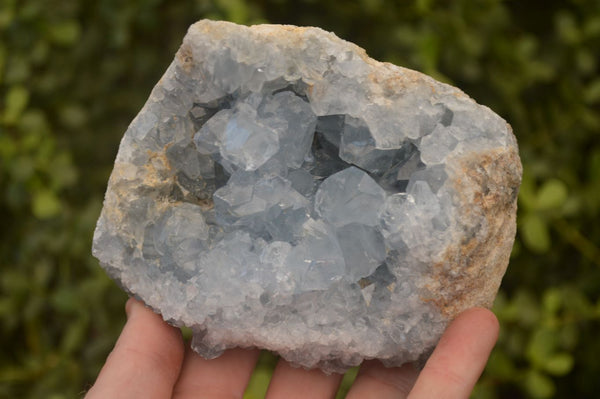 Natural Blue Celestite Crystal Specimens  x 2 From Sakoany, Madagascar