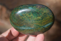 Polished Green Verdite Free Forms x 6 From Zimbabwe