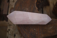 Polished Double Terminated Pink Rose Quartz Points  x 4 From Ambatondrazaka, Madagascar - TopRock