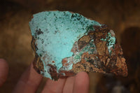 Natural Drusy Coated Chrysocolla & Malachite Dolomite Specimens x 3 From Likasi, Congo