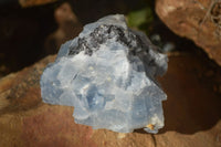 Natural Sky Blue Calcite Specimens With Hematite Spots  x 12 From Spitzkoppe, Namibia - Toprock Gemstones and Minerals 