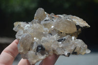 Natural Schorl Black Tourmaline & Smokey Quartz Specimens With Hyalite Opal x 2 From Erongo Mountains, Namibia - TopRock