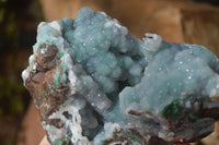 Natural Drusy Coated Ball Malachite On Dolomite Specimens  x 2 From Likasi, Congo