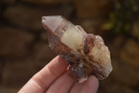 Natural Red Hematoid Quartz Specimens x 12 From Karoi, Zimbabwe