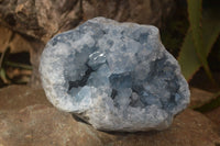 Natural Blue Celestite Crystal Specimens  x 2 From Sakoany, Madagascar