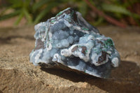 Natural Drusy Coated Ball Malachite On Dolomite Specimens  x 2 From Likasi, Congo